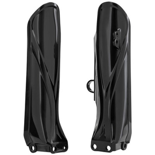 Acerbis 19+ Yamaha YZ85 Lower Fork Cover Set - Black - 2742650001