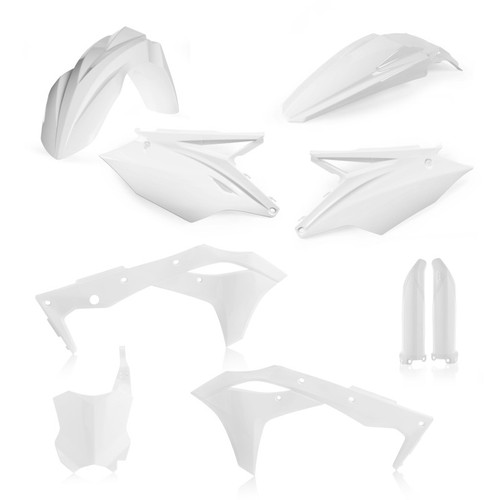 Acerbis 2017 Kawasaki KX250F Full Plastic Kit - White - 2630630002 Photo - Primary
