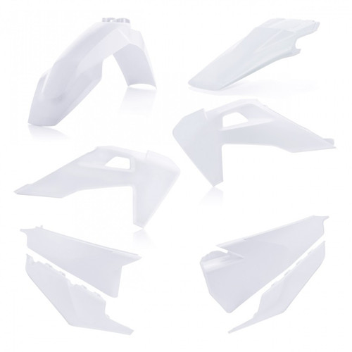 Acerbis 20-23 Husqvarna TE150i-300i/ FE350/s-501/s Plastic Kit - 20 White - 2791556811 Photo - Primary