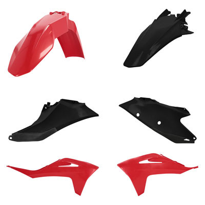 Acerbis 21-23 GasGas MC125/250F/450F/ EX300/250F/350F/450F Plastic Kit - Red/Black - 2872781018