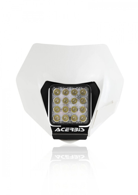 Acerbis Universal Headlight- VSL - White - 2856850002 Photo - Primary