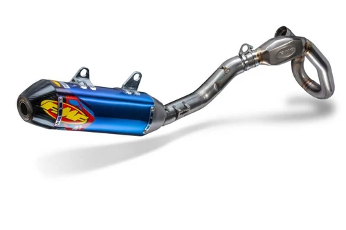 FMF Racing TRIUMPH TF 450 X 24-26 TF C E 26 ALUM FACTORY 4.1 RCT SYSTM W/TI MGBMB HDR C/F END CAP - 045704 Photo - Primary