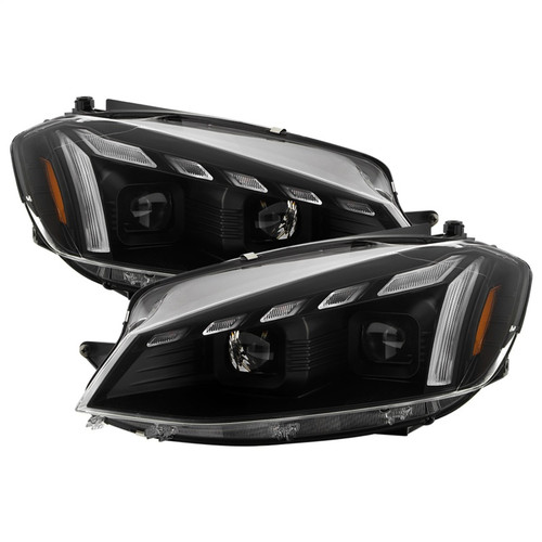 Spyder 18-21 VW Golf MK7.5 Projector Headlights - Black (PRO-YD-VG18SI-SBGR-BK) - 5088895 Photo - Primary