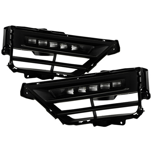 Spyder 20-22 Honda CRV Hybrid OEM Full LED Fog Lights w/Switch - Clear (FL-HCRV20-HY-LED-C) - 9051210 Photo - Primary
