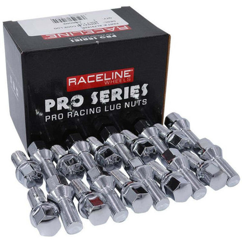 Raceline 12x1.25 1.55in Chrome Lug Bolts (Set of 20) - L791821LNV Photo - Primary