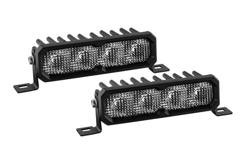 Diode Dynamics SS6 Sport White Flood Standard RBL (pair) 6000K - DD8140P Photo - Primary