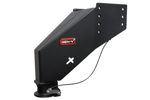 Gen-Y Nomad Static 5th Wheel to Gooseneck - 6.5K TW 30K Tow - Texture Black (Rhino Frames) - GH-8102 Photo - Primary