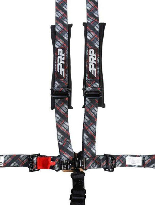 PRP Seats 5.2 Harness w/ Removable Pads- Plaid - SB5.2RP-PLA Photo - Primary