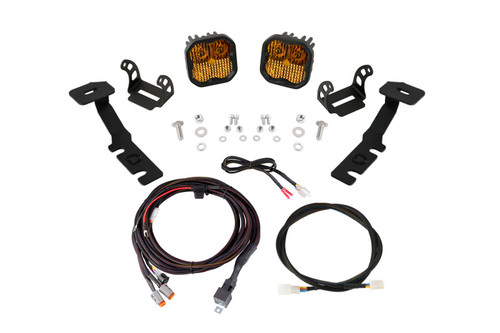 Diode Dynamics 19-25 Toyota RAV4 SS3 LED Ditch Light Kit - Pro Yellow Combo - DD8812 Photo - Primary