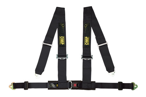 OMP 4 POINTS ECE HARNESS - RACING 4M ECE 2208 BLACK - DA0-0508-B01-071 Photo - Primary