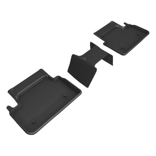 3D MAXpider 24-26 BMW 5 Series Kagu 2nd Row Floormat - Black - L1BM15321509 Photo - Primary
