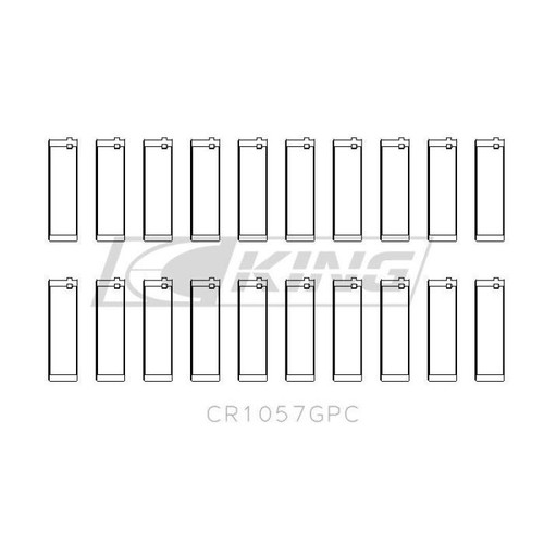 King Engine Bearings 05-10 BMW M5 E60 (S85B50) Coated & Graded Connecting Rod Bearing Set - CR1057GPC Photo - Primary