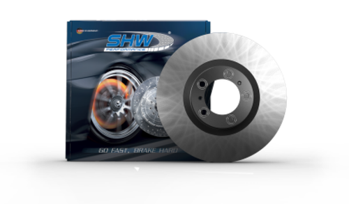 SHW 19-23 Porsche Cayenne S Right Front Smooth Monobloc Brake Rotor (9Y0615302A) - PFR37542 User 1