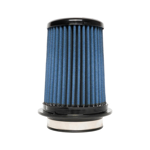Injen SuperNano Web Dry Air Filter w/ Twist Lock Base- 3.5in Flange ID / 5.5in Base / 6.3in Height - X-1135-BB Photo - Primary