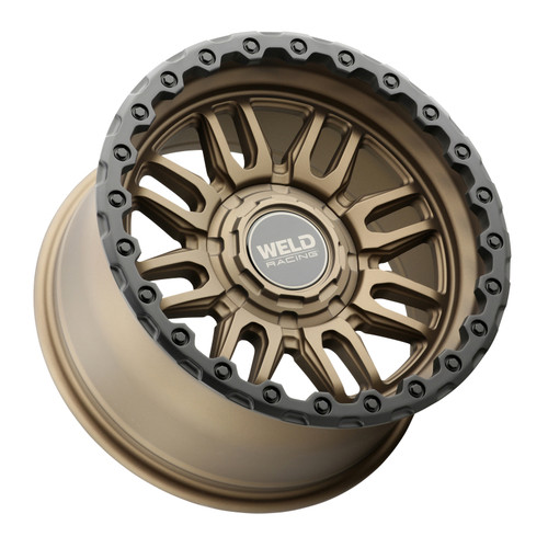 Weld Off-Road Swift 17x9in - 8x170 BP - ET-12 - 125.1mm CB - Satin Bronze Wheel & Black Ring - W18079017450 Photo - Primary