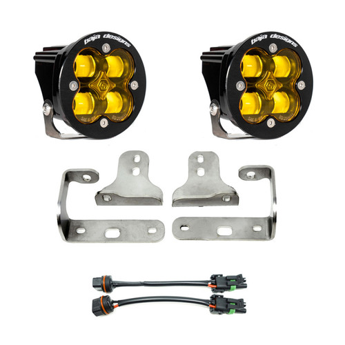 Baja Designs 2018+ Wrangler JL Rubicon Sport Fog Light Pocket Kit - Amber - 447722 User 1