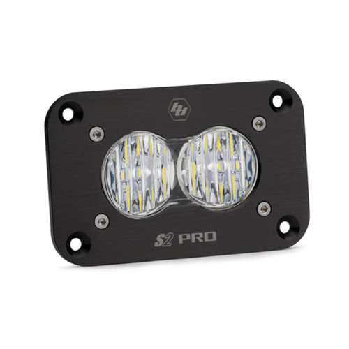 Baja Designs S2 Pro Flush Mount Wide Cornering Pattern LED Work Light - Clear - 481005 Photo - Primary