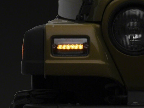 Raxiom 97-06 Jeep Wrangler TJ Axial Series LED Sequential Cornering Lights- Clear - J211785 Photo - Primary