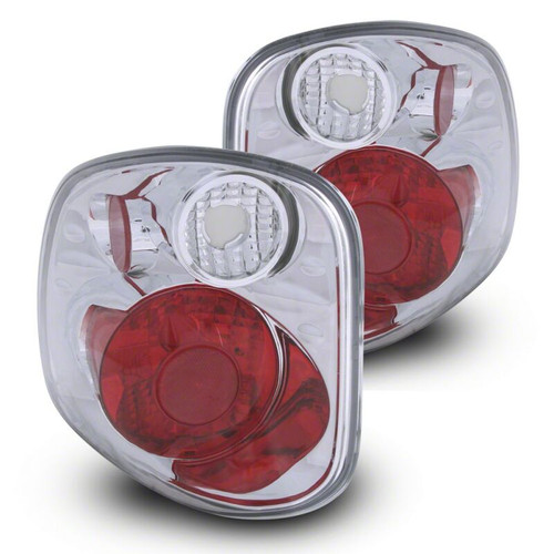 Raxiom 01-03 Ford F-150 Flareside Axial Series Version 2 Tail Lights- Chrome - Red/Clear Lens - T542855 Photo - Primary