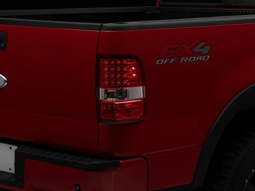 Raxiom 04-08 Ford F-150 Styleside LED Tail Lights- Chrome Housing- Red/Clear Lens - T542867 Photo - Primary