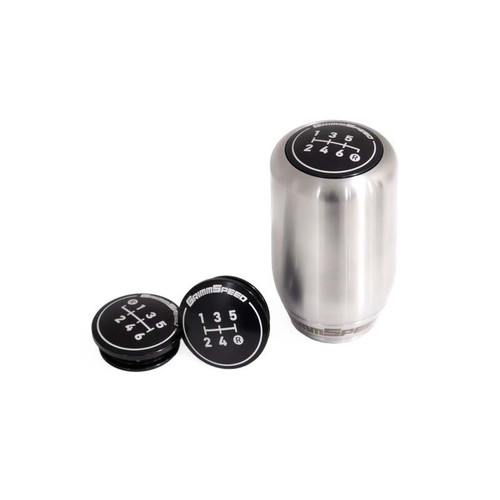 GrimmSpeed Swap-Top Weighted Piston Shift Knob - Stainless Steel - GRM1.1006.1.SS Photo - Primary