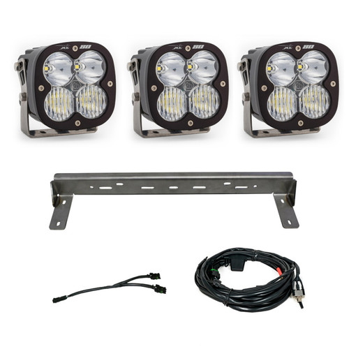 Baja Designs 15-19 Chevy Silverado 2500/3500HD XL80 LED Bumper Kit (Drvg/Racer Spot/Wide Cornering) - 447842 Photo - Primary