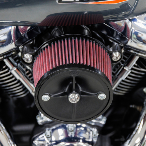 S&S Cycle M8 Gen 2 Models Stealth Air Cleaner Kit w/ 1in Filter w/o Cover - 58/64/68mm Throttle Body - 170-0930 Photo - Primary
