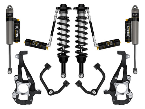 ICON 21-24 Ford F150 4WD 3.5-4.5in Stage 4 Suspension System - Tubular CDCV - K93144T Photo - Primary