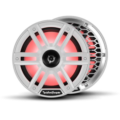 Rockford Fosgate Color Optix Marine 8in 2- Way System - White/Stainless - M2-8H Photo - Primary