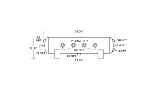 Firestone Air Tank 5 Gallon 10 Ports (WR17609543) - 9543 User 1