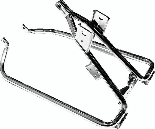 Bikers Choice 09-13 FLH FLT Chrome Saddlebag Support Bracket - 564333 Photo - Primary