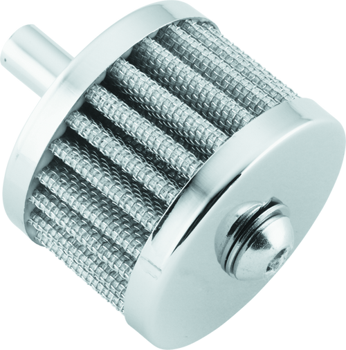 Bikers Choice Chrome 3/8 Inch Breather Filter With Bolt - 489894 Photo - Primary Bikers Choice Chrome 3/8 Inch Breather Filter With Bolt - 489894 Photo - Primary