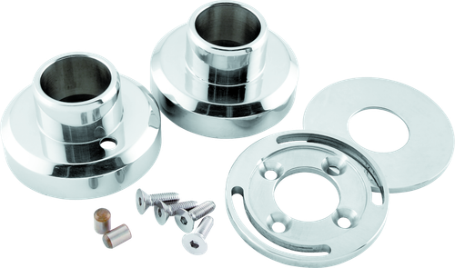 Bikers Choice Polished Stainless Steel Hidden External Forkstop Kit Cuctom - 493224 Photo - Primary