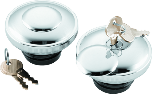 Bikers Choice L96-20 Chrome Lockable Gas Cap Vented - 482703 Photo - Primary