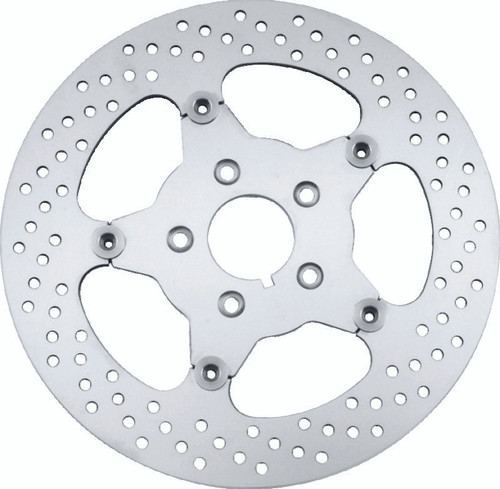 Bikers Choice 84-99 Big Twin & XL 11.5 Inch Front Stainless Mirror Fltg Rotor Replaces H-D 44136-84 - 619975 Photo - Primary Bikers Choice 84-99 Big Twin & XL 11.5 Inch Front Stainless Mirror Fltg Rotor Replaces H-D 44136-84 - 619975 Photo - Primary