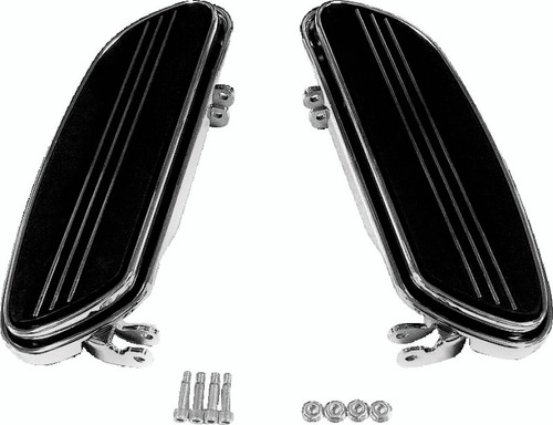 Bikers Choice 86-Up FLH FLT Chrome Extended Floorboard Kit - 491328 Photo - Primary