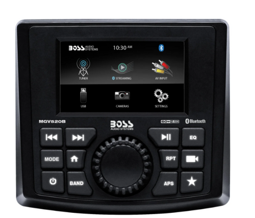 Boss Audio Systems Marine Audio Stereo System Gauge Receiver Bluetooth - MGV520B User 1