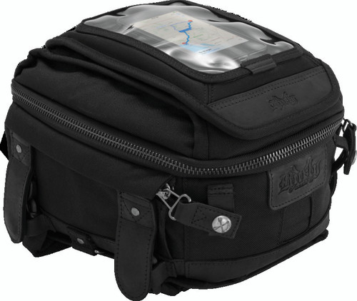 Burly Brand Voyager Tank/Tail Bag - Black - B15-1010B Photo - Primary