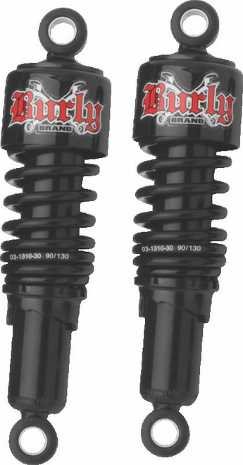 Burly Brand Dyna Shocks 10.5in - Black - B28-1202B Photo - Primary