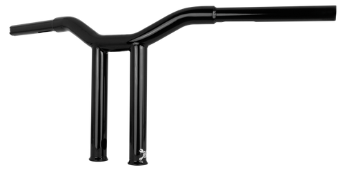 Burly Brand Dominator Straight 10in Satin Black 1.25in O.D. - B12-6071SB User 1