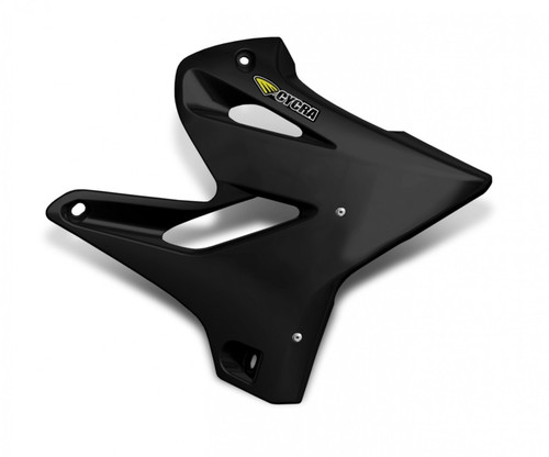 Cycra 05-21 Yamaha YZ125 Powerflow Radiator Shrouds - Black - 1CYC-1783-12 Photo - Primary