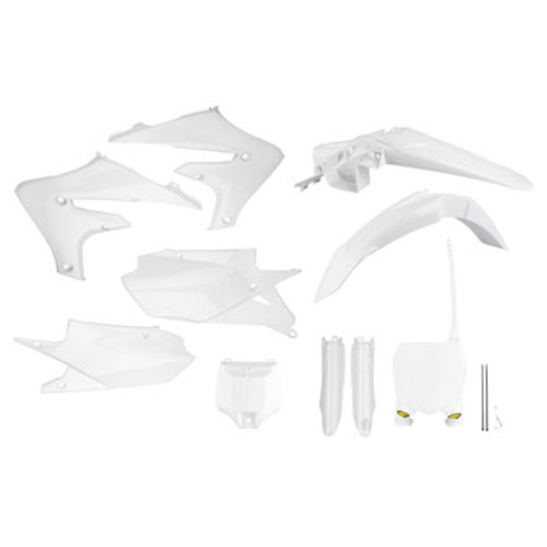 Cycra 18+ Yamaha YZ250F-450F/FX Powerflow Body Kit - White - 1CYC-9327-42