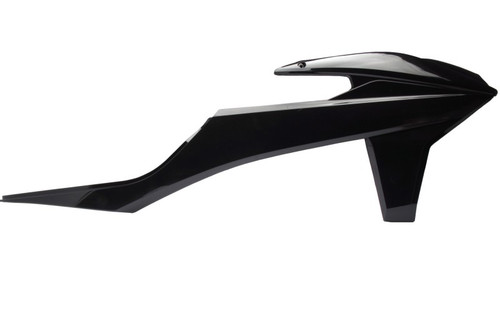 Cycra 19-23 KTM 125-500 SX/XC/SX-F/XC-F/XC-W/XCF-W/EXC-F Powerflow Radiator Shrouds - Black - 1CYC-1905-12 Photo - Primary