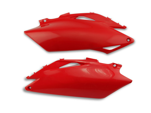 Cycra 09-12 Honda CRF250R-450R Side Number Panels - Red - 1CYC-2895-33 Photo - Primary