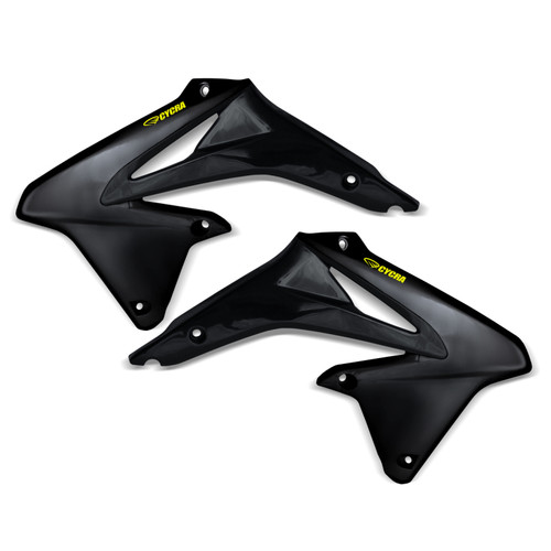 Cycra 08-17 Suzuki RMZ 250-450 Powerflow Radiator Shrouds - Black - 1CYC-1869-12 Photo - Primary