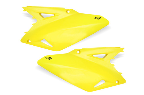 Cycra 08-17 Suzuki RMZ 250-450 Side Number Panels - Yellow Photo - Primary