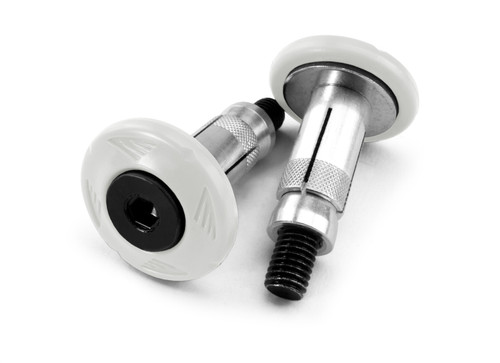 Cycra Grip Armor Bar End - White - 1CYC-0010-42 User 1