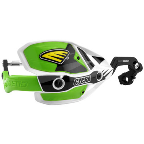Cycra CRM Ultra 1-1/8 in. Clamp w/White Shield/Green Cover - 1CYC-7408-72X Cycra CRM Ultra 1-1/8 in. Clamp w/White Shield/Green Cover - 1CYC-7408-72X