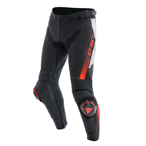 Dainese Super Speed Perforated Leather Pants Black/White/Red-Fluorescent Size - 50 - 2015500007-N32-50 User 1
