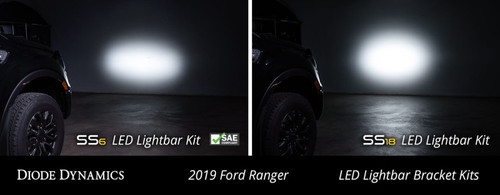 Diode Dynamics 19-21 Ford Ranger SS6 LED Lightbar Kit - Amber Wide - DD6595 User 6